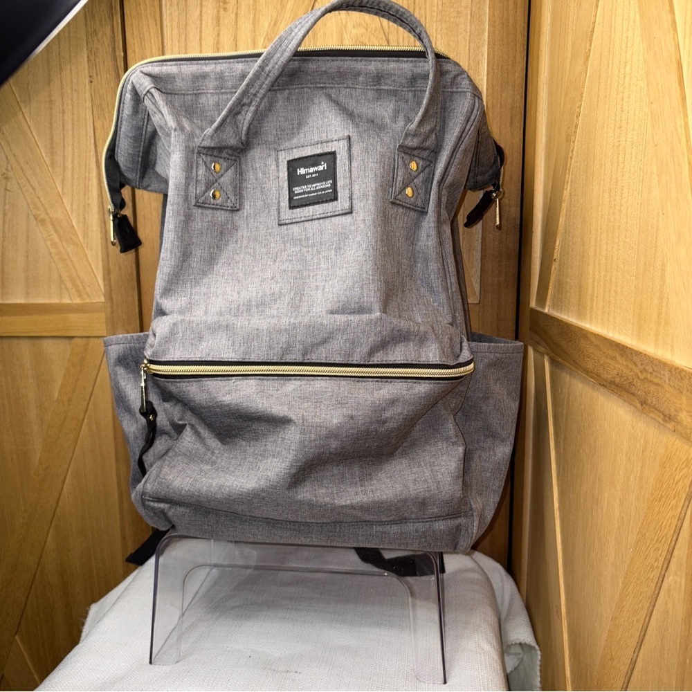 Source Unknown Gray Backpack Minimalist Design - image 1
